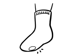 wear throughのイラスト